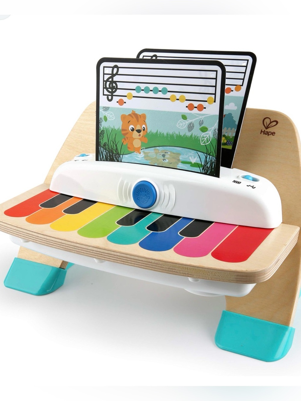 Baby Einstein Hape Rainbow Piano Playset - Multicolor Kids Toy